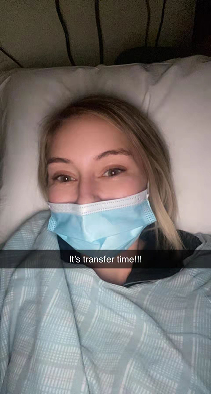 代母Savannah在移植